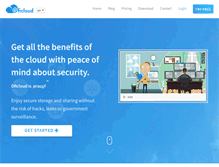 Tablet Screenshot of oficloud.com